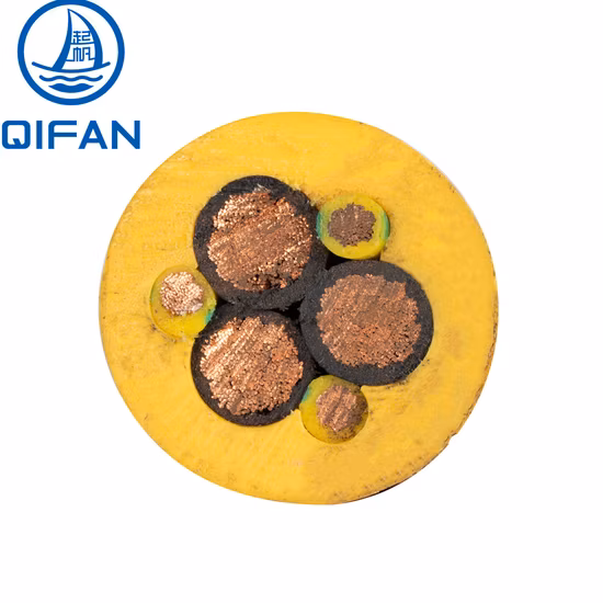 300/500V, 450/750V H07rn-F 4mm2 6mm2 10mm2 16mm2 25mm2 35mm2 Copper Conductor Epr Insulated Welding Flexible Electric Rubber Cable