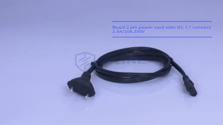 American 3 Pins AC Power Cord with UL Approved Appliance Connector C13